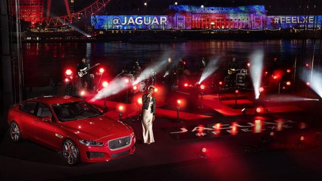 Projection Mapping for Jaguar #FeelXE Launch